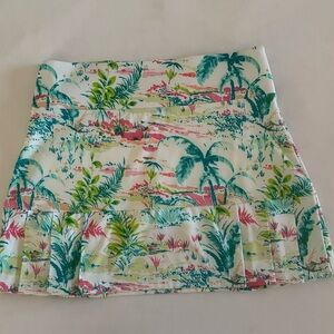 NWOT Sigrid Olsen golf skorts size small. Super cute tropical print.